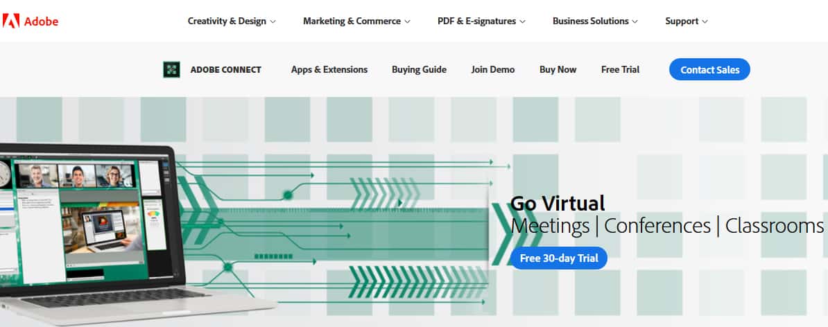 Top 8 Best Webinar Softwares with Reviews: 2026 (FREE+ PAID) 7 Adobe Connect Webinar
