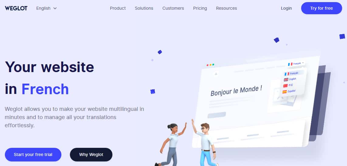 Top 9 WordPress Translation Plugins For Multilingual Site 5 Weglot