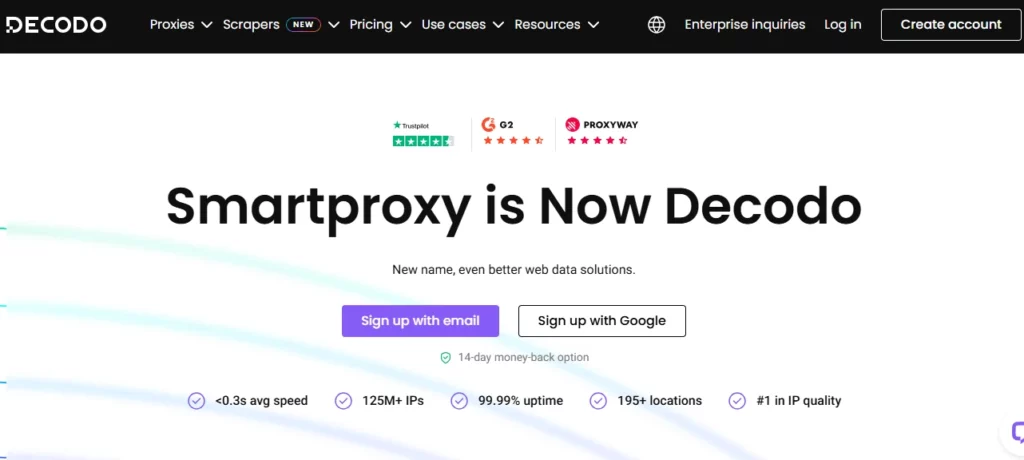 Best 10 Best Cloud-Based Proxies for Web Scraping & Privacy 6 Decodo