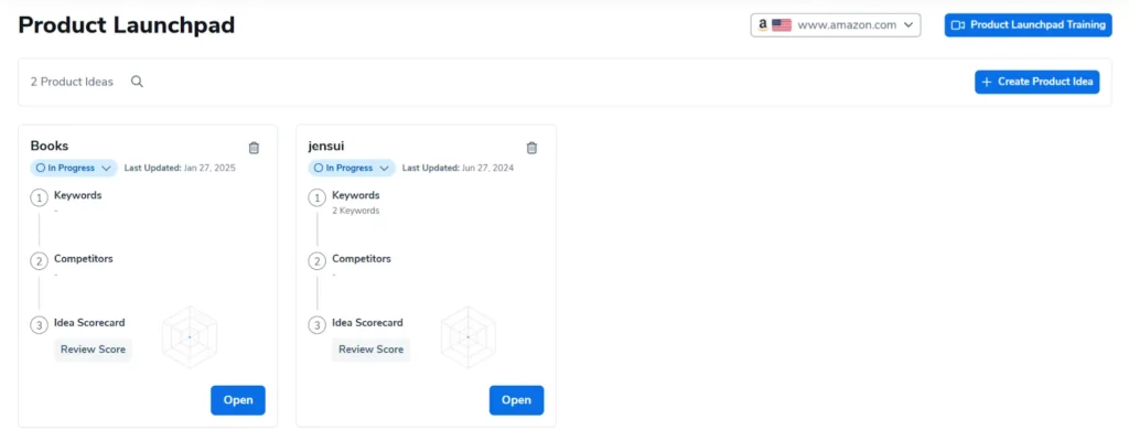 Helium 10 Review 2026: Ultimate Amazon Software (Why 9 Stars) 15 Helium 10 - Product Launchpad