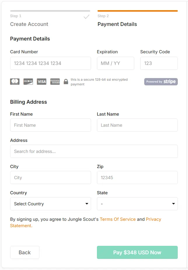 Jungle Scout Coupon: Save Up to 60% on Amazon Seller Tools 14 Jungle Scout Pyament Details