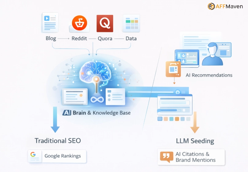 LLM Seeding Guide: Optimizing Content For AI Search In 2026! 5 LLM seeding vs traditional SEO