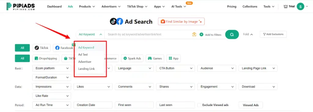 PiPiADS Review 2026: #1 TikTok Ads Spy Tool to 10x Your Sales? 16 PiPiADS - Search by keyword