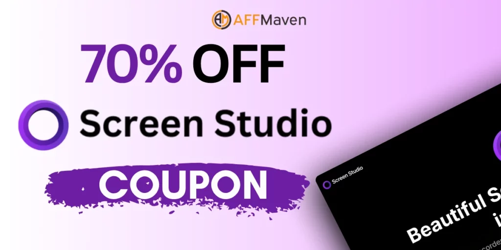 Screen Studio Coupon: Pro-Grade Screen Recording at 70% Off 1 Screen Studio Coupon