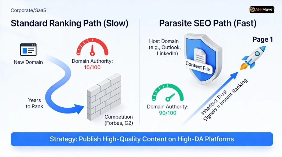 2026 Backlink Blueprint: Stop Wasting Money on Bad Links Now 8 Standard SEO vs. Parasite SEO Authority Leverage Model